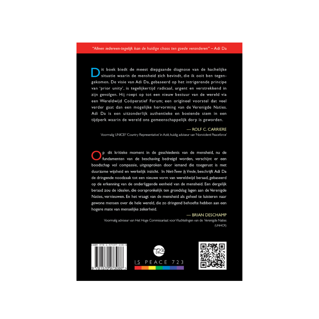 Niet-Twee Is Vrede (druk 1)