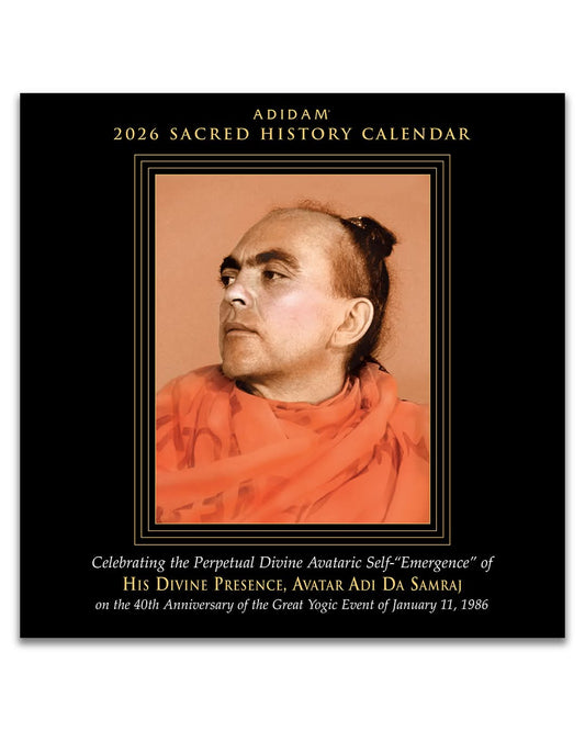 2026 Adidam Sacred Calendar